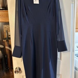 Elegant Navy Dress
